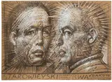 Projekt plakatu z kolekcji K.Dydo, 1985 r. by Franciszek Starowieyski, 1985, pastel, papier, sold Apr 2021