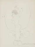 Jan Dobkowski, Bez tytułu, 1997 r., 1997, Ołówek, papier, 18