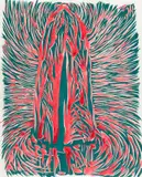 Z cyklu by Andrzej Fogtt, tempera, papier, sold Apr 2021