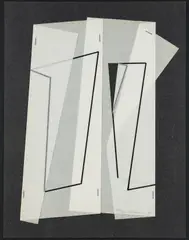 Maciej Szańkowski, Kompozycja, 1994 r., 1994, kolaż, papier