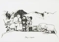Jacek Fedorowicz, Tatry w czerwcu, 1983 r., 1983, serigrafia, papier, 22