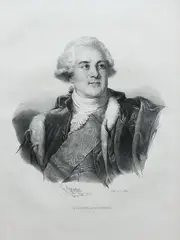 Henri Grevedon, Popiersie Stanisława Augusta Poniatowskiego, Paryż 1826 r. litografia, papier
