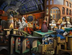 Mikołaj Sętowski, Ordo, 2020, 2020, olej, płótno