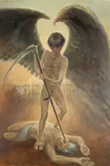 Daniel Pielucha, Thanatos, olej, płótno