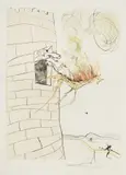 Wielki inkwizytor wygania zbawcę by Salvador Dalí, sucha igła, papier, sold Apr 2021