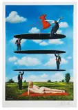 Rafał Olbiński, Witness of Modernity III, ikografia, papier