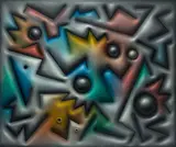 Maciej Mackiewicz, Forma 5K, 2019, 2019, olej, płótno