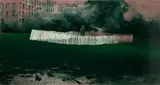 Wiktor Jackowski, Fence III, 2021, 2021, olej, płótno