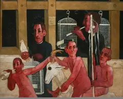 Kiejstut Bereźnicki, Arkadia, 1975, 1975, olej, płótno