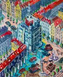 Edward Dwurnik, Poznań, 2016, 2016, olej, płótno