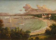 Alfred Pawlowski, Sopot, około 1932 r., olej, płótno