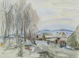 Henri Epstein, Pejzaż zimowy