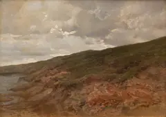 Józef Rapacki, Pejzaż, 1919, 1919, olej, płótno dublowane