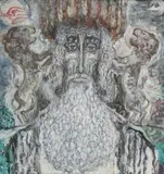 Zdzisław Lachur, Portret Żyda, 1994 r.