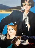Renata Godlewska, Wspomnienie z dzieciństwa, olej, płótno