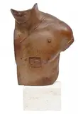 Asklepios by Igor Mitoraj, brąz patynowany, sold Apr 2021