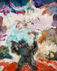 Maria Dawska, Porwanie, 1979 r., 1979, olej, płótno