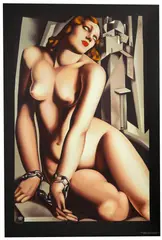 Tamara Łempicka, Andromeda, serigrafia barwna, papier