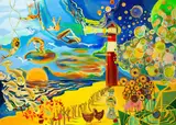 Michalina Czurakowska, Good morning and Goodbye, 2021, 2021, akryl, płótno