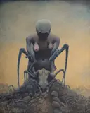 Zdzisław Beksiński, Bez tytułu, 1970