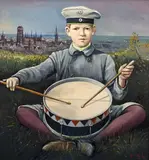 Rafał Kowalski, Blaszany bębenek, olej, płótno