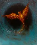 Dariusz Ślusarski, Fenix, 2021, 2021, olej, płótno