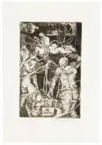 Ryszard Stryjec, Ex libris Ab Faca, akwaforta, papier