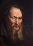 Franz Streitt, Portret mężczyzny, 1867 r., 1867, olej, tektura