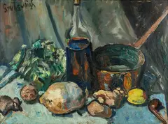 Nathan Grunsweigh, Martwa natura, olej, tektura