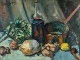 Nathan Grunsweigh, Martwa natura, olej, tektura
