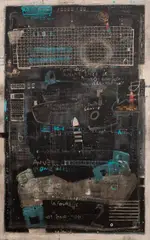 Piotr Czajkowski, MÉMOIRE, 2020, 2020, akryl, kolaż, płótno