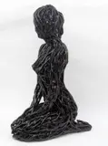 Zbigniew Blajerski, Siedząca (S Black), 2017, 2017, ceramika