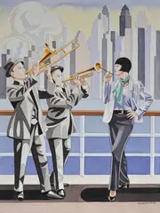 Tomasz Kostecki, Manhattan, 2020, 2020, akwarela, papier