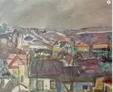 Bolesław Stawiński, Zakopane, akwarela, papier, 21