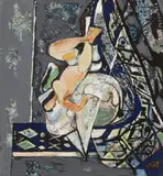 Joseph Pressmane, Akt, gwasz, papier