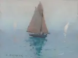 Antoni Suchanek, Polskie morze, przed 1934 r., pastel, papier