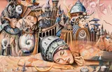 Tomasz Sętowski, Syreny z Tytana, olej, płótno