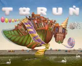 Toruń - 777 lat, 2009 r. by Jacek Yerka, 2009, akryl, płótno, sold Jan 2021