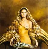 Karol Bak, Posłaniec III, olej, płótno