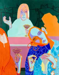 Zofia Pałucha, Obraz, 2016 r, olej, płótno