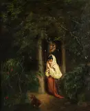Elżbieta Jerichau-Baumann, Modlitwa, olej, płótno, 47