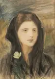 Teodor Axentowicz, Portret młodej kobiety