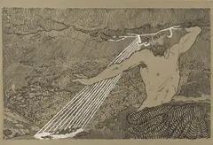 Edward Okuń, Śpiew czwarty, 1902 r., 1902, cynkografia dwubarwna, 13