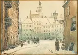 Władysław Chmieliński, Widok na Rynek Starego Miasta w Warszawie