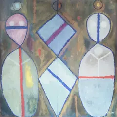 Józef Hałas, Figury, giclee, płótno