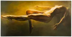 Sandra Arabska, Akt, 2017, 2017, olej, płótno