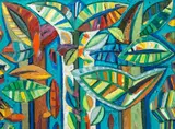 Jerzy Dmitruk, Ogród, 2010, 2010, olej, płótno