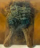 Bez tytułu, 1979 by Zdzisław Beksiński, 1979, olej, płyta, sold Nov 2020