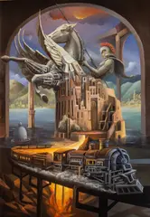 Mikołaj Sętowski, Qonqueror, 2020, 2020, olej, płótno