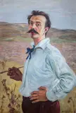 Wlastimil Hofman, Autoportret, 1920 r., 1920, olej, płótno